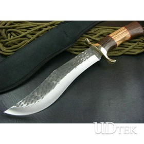 Africa Outdoor Knife Jungle Knife with Brass + Wood Handle  UDTEK01341